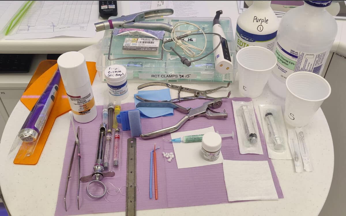 Root Canal Setup DA side Dr Oleg Hemo-Prep