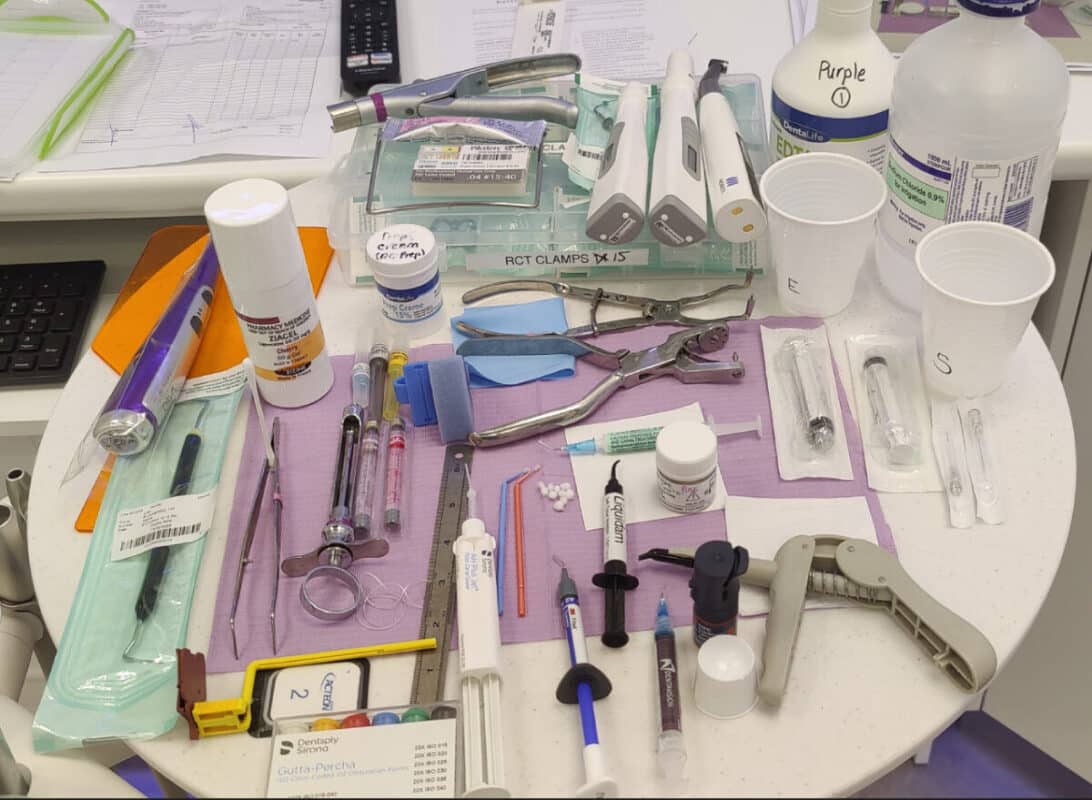 Root Canal Setup DA side Dr Oleg Obturation